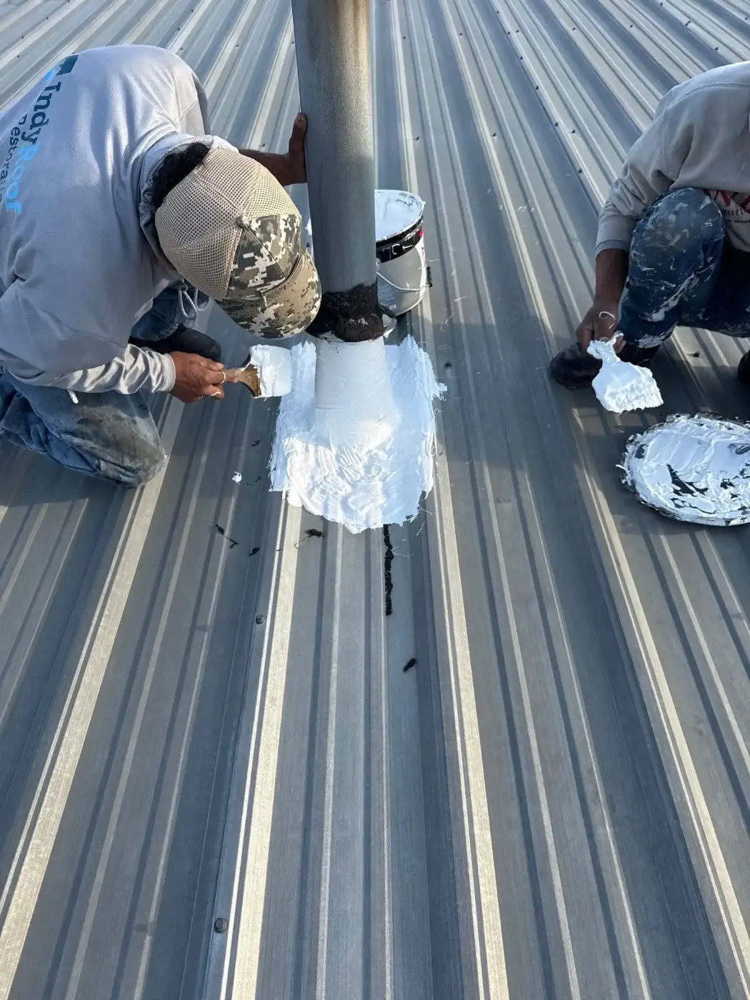 Commercial roofing by Lawrence Commercial Roofing near Fishers, IN