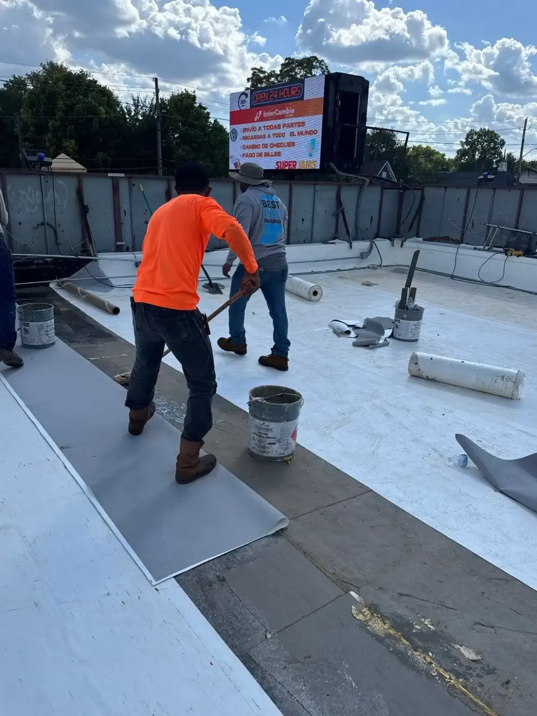 Membrane repair completed in Lawrence